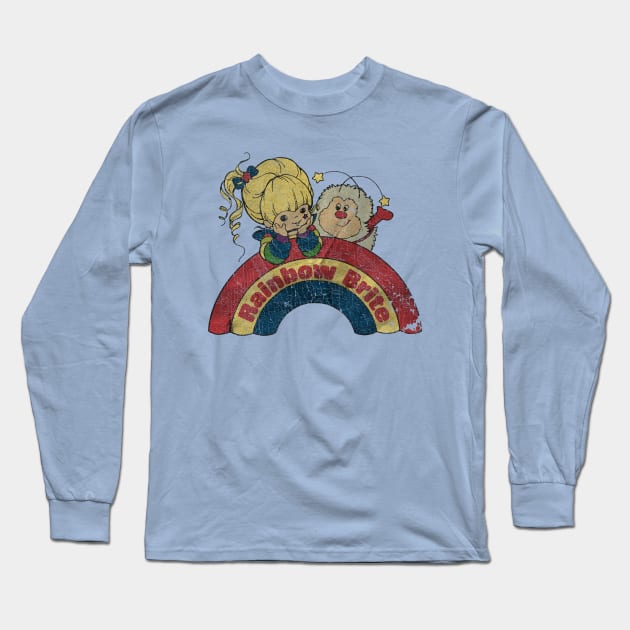 Rainbow Brite RETRO Texture Long Sleeve T-Shirt by tresnoku